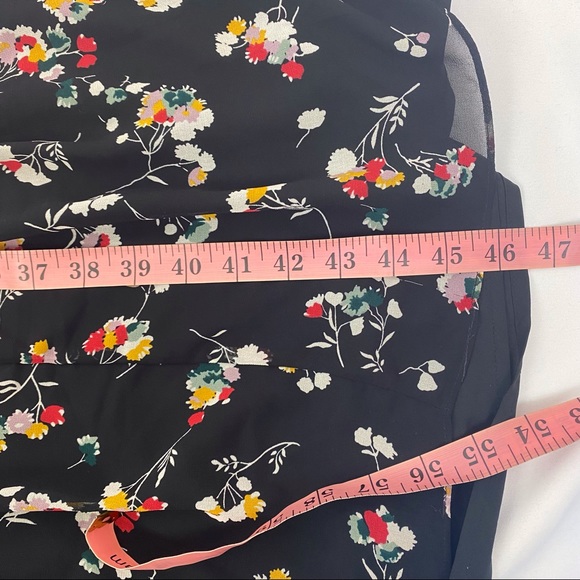 Madewell Sheer Button-Front Tier Midi Dress In Carnation Toss - Picture 13 of 13